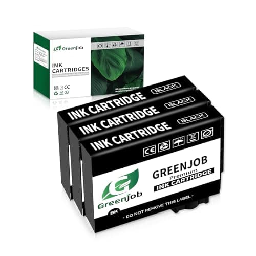 Image of Greenjob Compatible 604XL Black Ink Cartridge Replacement for Epson 604 Ink Cartridges Multipack Compatible with Expression Home XP-2200 XP-2205 XP-3200 XP-3205 XP-4200 XP-4205 WF-2910 (3-Black)