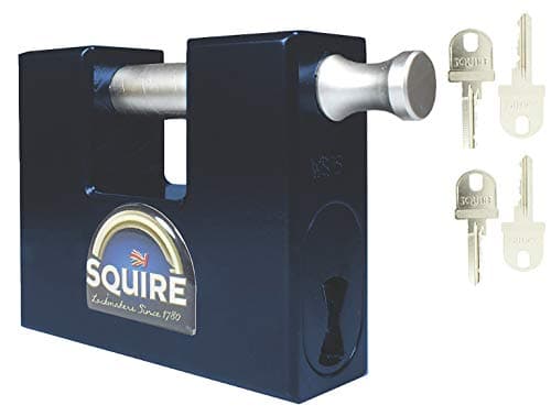 Image of Squire Container Padlock - WS75 - Hardened Steel Block Lock - CEN 4 Rated - High Security - 4 x Keys Supplied Free of charge