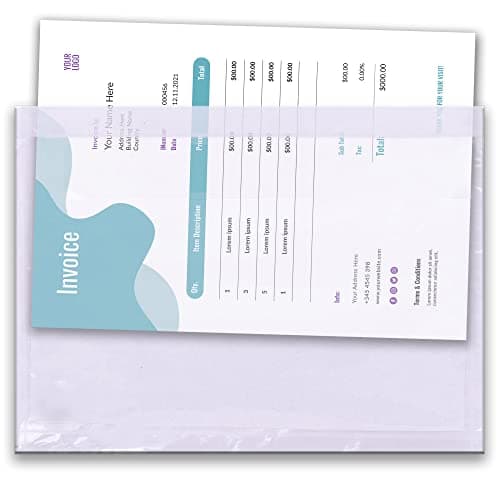 Image of Triplast 100 x A4 Plain Document Enclosed Wallet (328 x 230 mm) | Peel & Seal Clear Plastic Envelopes/Sleeves/Pockets/Wallets | Attach Invoices, Packing Lists & Delivery Notes to Parcels