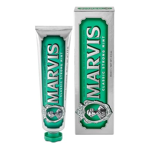 Image of Marvis Classic Strong Mint Toothpaste, 85 ml, Sensational Flavoured Toothpaste for a Long-Lasting Freshness