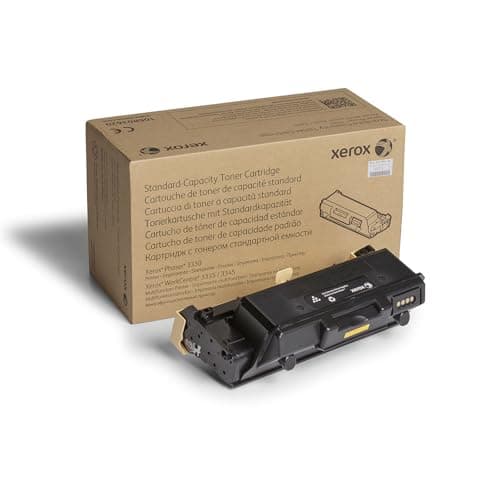 Image of Xerox Genuine Phaser 3330 / Workcentre 3335 / 3345 Black Standard Capacity Toner Cartridge (2,600 Pages) - 106R03620