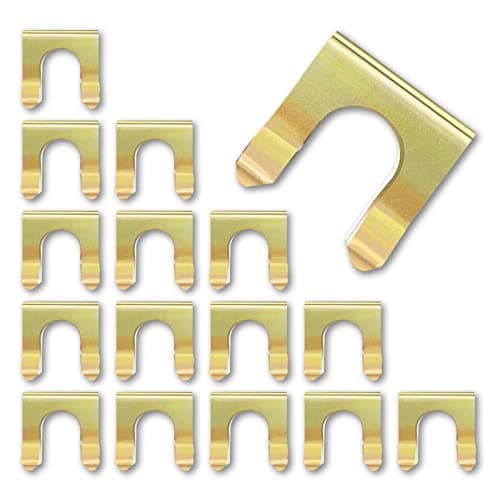 Image of 15pcs Brake Line Clips Metal Brake Line Retainer U Shape Brake Hose Bracket Parking Brake Cable Clip Replacement Hose Retaining Clip Brake Hose Lock Car Truck Vehicle Parts