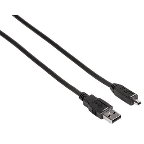 Image of Hama USB 2.0 Cable USB-A Plug - mini USB-B Plug (B4), 1.8 m