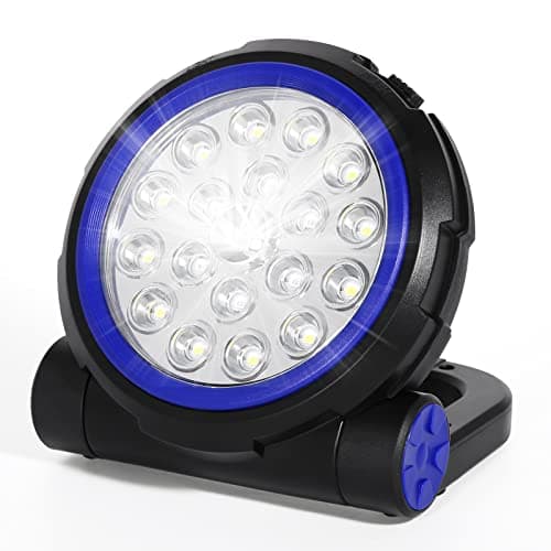 Image of AGM Rechargeable Work Light, Magnetic Portable Floodlight, 4 Modes and 5200mAh Battery Life for Outdoor Camping, Fishing, Power Cuts or Emergency