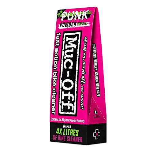Image of Muc Off Punk Powder, 4 Pack - Biodegradable Plastic-Free Bike Cleaner Refill Powder -
