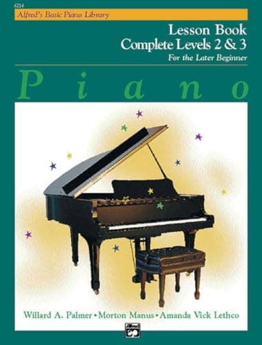 Image of Alfred's Basic Piano Library Lesson Book Complete, Bk 2 & 3: For the Late Beginner