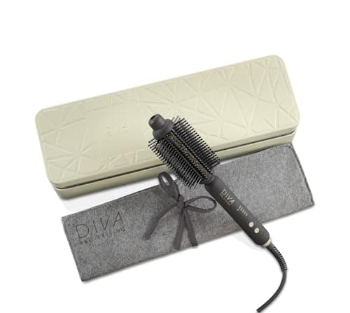 Image of Diva Pro Styling Precious Metals Gold Dust Full Volume, Curling & Styling Hot Brush