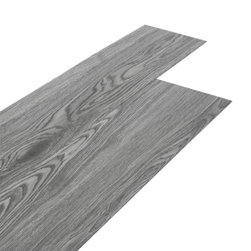 Image of INMOZATA Grey Self Adhesive Floor Planks 36pcs Vinyl Flooring Planks Floor Tiles Self Adhesive Wood Effect Peel and Stick Floor Tile for Kitchen Bathroom Home Floor Tile 91.5 X 15.2CM(Grey)