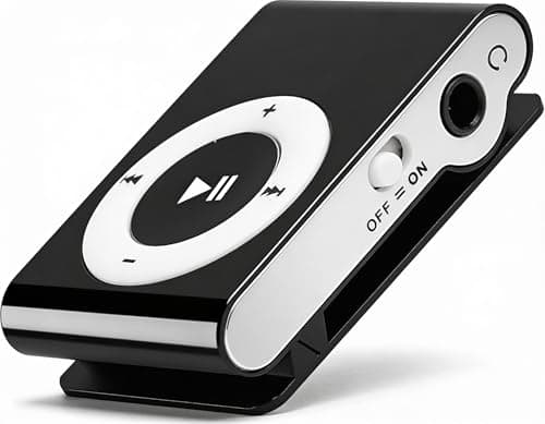 Image of 8GB MP3 Player, Portable Digital Music Player with Earphone and USB Cable, Sports Mini MP3 BackClip Music Media Player