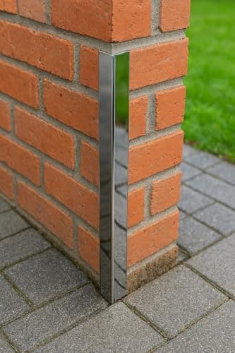 Image of Stainless Steel Chrome/Mirror Polished Angle, Corner trims and protectors. Equal & unequal - 40mm x 40mm 500mm Long - 1 Pack (Mirror Pol)
