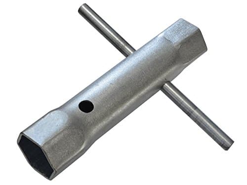 Image of Faithfull FAISPBOX2732 Tap Backnut Spanner 27 x 32mm and Tommy Bar