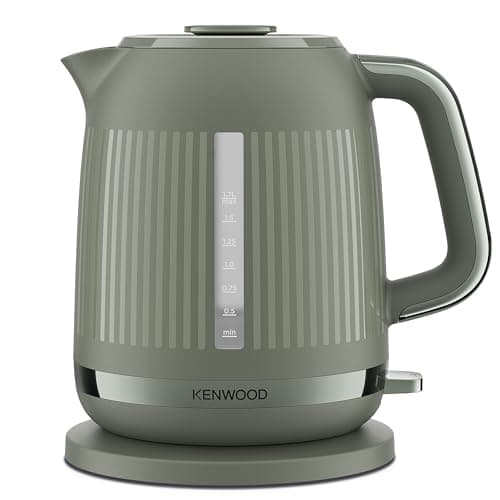 Image of Kenwood Dusk Electric Kettle, 360° Swivel Base, Water Level Indicator, Cord Storage, Boil-Dry Protection, Removable Filter, Capacity 1.7L, ZJP30.000GN, 3000W, Olive Green