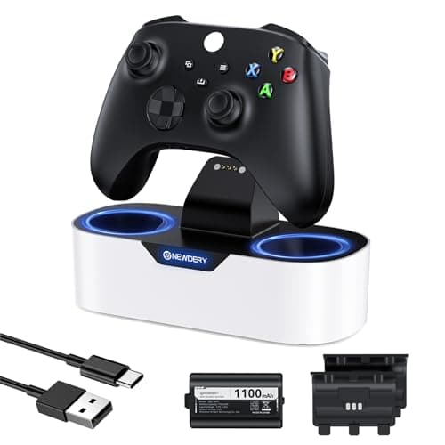 Image of NEWDERY Solo Charger Station for Xbox Wireless Controllers, Fast Charging Dock Single Charging Stand for Xbox One/Series X|S Controller