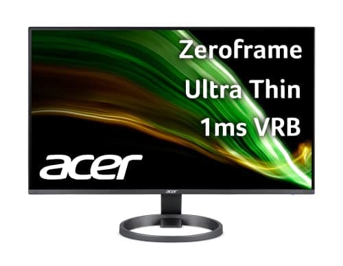 Image of Acer R242Y Ayi 23.8" Full HD (1920 x 1080) VA Monitor | AMD FreeSync Technology | Ultra-Thin | Edge-to-Edge | Zero-Frame | 1ms VRB | 75Hz | HDMI & VGA ports