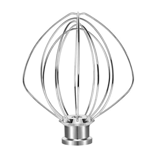 Image of Meijunter K45WW 6-Wire Whip for 4.5 Quart KitchenAid Tilt-Head Stand Mixer Stainless Steel Whisk Beater Kitchen Tool for Mixing Egg Beater Flour Cream Mayonnaise