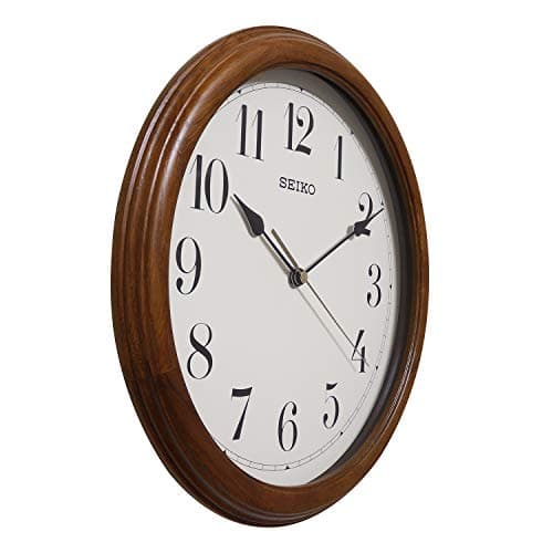 Image of Seiko Clocks Wooden Wall QXA153B