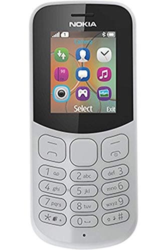 Image of Nokia 130 1.8 Inch SIM Free Feature Phone - Grey (Renewed)