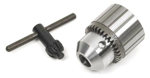 Image of Jacobs Chuck 31052D Professional Duty Chuck, 1/2-20 Mount, 0.5" Maximum Capacity, 1-23/32" Diameter x 3" Closed Length