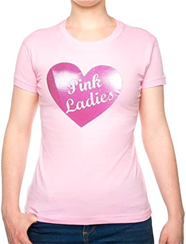 Image of Pink Ladies/Grease~Adult/Ladies T-Shirt in Pink Glitter~ 6 Colours! Unisex Large Pink
