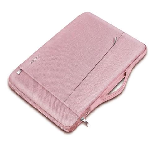 Image of Ferkurn Chromebook Case 11 11.6 12 Inch Laptop Sleeve Case for Microsoft Surface Pro 11 10 9,Laptop Go 12.4,Samsung Chromebook 4,iPad Pro 12.9,Acer Spin 311,ASUS Vivobook,HP Stream,Lenovo, Pink