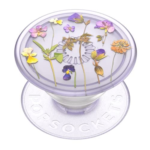 Image of PopSockets Adhesive Phone Grip, Holder, Phone Stand, Plant-based - Purple Fields