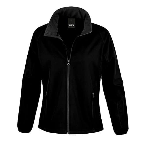 Image of Result R231M Printable Softshell Jacket - Black/Black, Medium