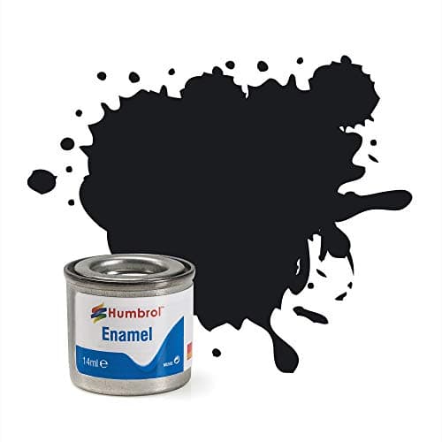 Image of Humbrol Enamel Paint 14ML No 21 Black - Gloss