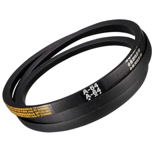 Image of TOP-VIGOR A64 Drive V-Belt, 64 Inch Inner Length, A-Section 13mm x 8mm Neoprene Rubber Drive Belt for Automotive & Industrial Power Transmission