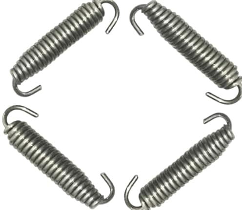 Image of 4 Pcs Stainless Steel Exhaust Springs 40-80mm Hook to Hook | Motorcycle Expansion Chambers Muffler Pipe Clamps 40mm 50mm 60mm 70mm 80mm (60mm)