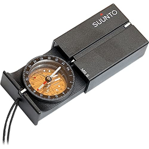 Image of SUNNTO MB-6 NH Compass, Sighting Matchbox Compass with Clinometer, Adventure/Hiking Compass, Adjustable Declination & Luminous Markings