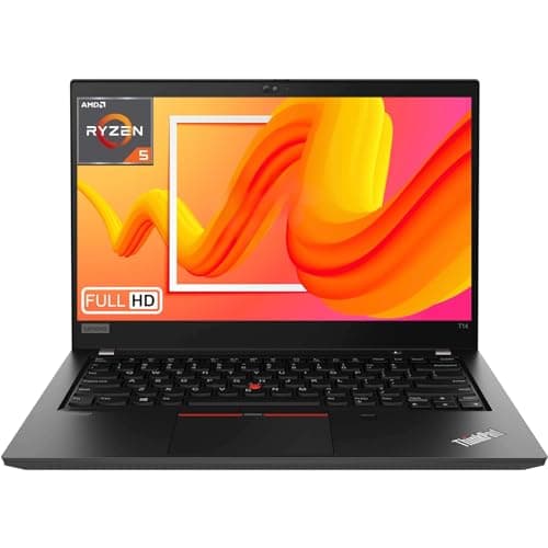 Image of Lenovo Thinkpad T14 Laptop Business, 14" FHD(1920x1080), AMD Ryzen 5 PRO 4650U, 512GB SSD, 16GB RAM, Bluetooth, Qwerty keyboard, Win11 Pro (Renewed)
