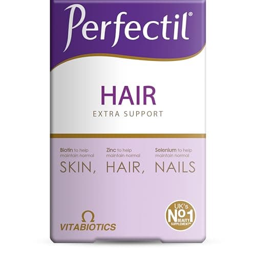Image of Perfectil Hair Beauty Supplement for Hair - Includes Biotin, CoQ10 & Collagen, 60 Tablets 30-Day Supply, by Vitabiotics