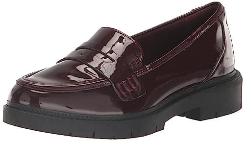 Image of Clarks Women's Westlynn Ayla Loafer, Burgundy Patent, 6 Wide