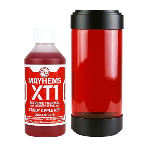 Image of Mayhems - XT1 Concentrate PC Coolant - Computer Water Cooling Fluid - Liquid Cooling, Thermal Performance Series, 250 ml, Candy Apple Red
