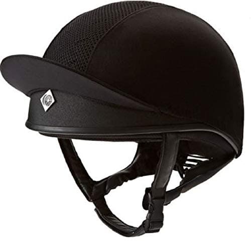 Image of Charles Owen Pro II Plus Skull Riding Hat Black 54cm