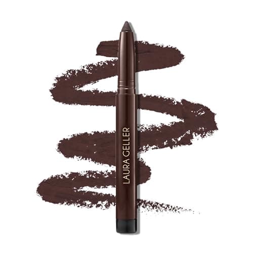 Image of LAURA GELLER NEW YORK Longwear Kohl Kajal Eyeliner Pencil (Smoky Taupe Kohl) Hydrating & Vibrant Eyeliner Pencil With Built in Sharpener For Expert Precision, Glides On Effortlessly