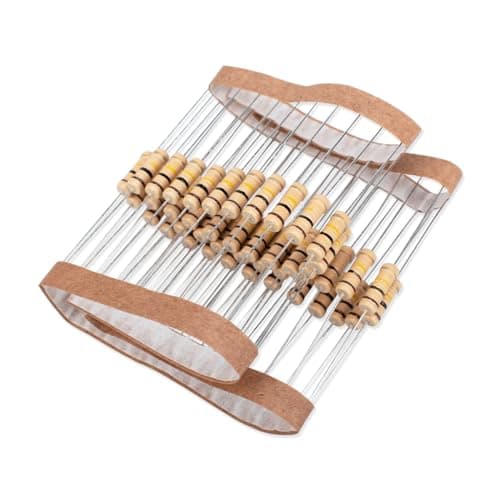 Image of Innfeeltech 50 Pcs 1W 5% Tolerance 100K Ohm Carbon Film Resistor Resistance for DIY Project and Experiments