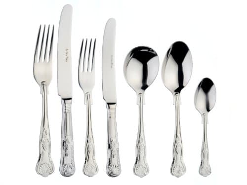 Image of Arthur Price Every Day 44-Piece Kings 6-Person Box Set, Stainless Steel, Silver, 51 x 31.5 x 6.5 cm