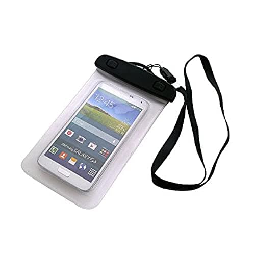 Image of K-S-Trade Protective Case For Vivo V21 5G Universal Beach Bag/Waterproof Raincover/Snow Case Compatible With Vivo V21 5G, Transparent Protection Against Dust, Sand, Rain Protector For Hiking