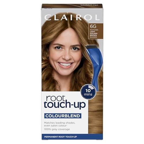 Image of Clairol Root Touch-Up Permanent Hair Dye, 6G Light Golden Brown