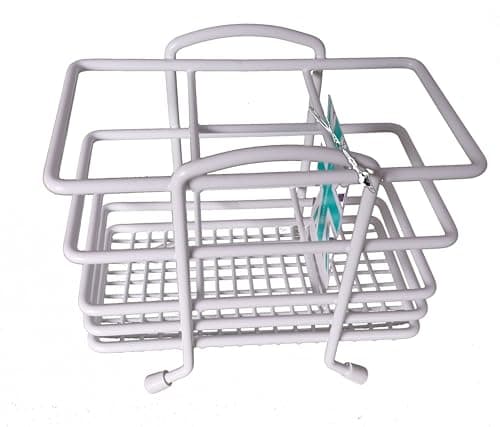 Image of Delfinware Cutlery Drainer/Basket - Free Standing (2570) (White)