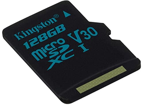 Image of Kingston Canvas Go SDCG2/64GBSP MicroSD Card Capturing Life on the Move, Class10 UHS-I U3, Card Only