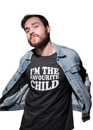 Image of I'm The Favourite Child T-Shirt Mens/Adults Novelty Tshirt - Funny/Joke/Gift/Theme/Present/Father's Day/New Dad/Daughter/Son Gave Me This