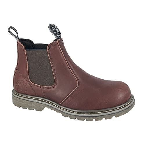 Image of Woodland Mens Gusset Chelsea Boot Dark Brown 13 UK
