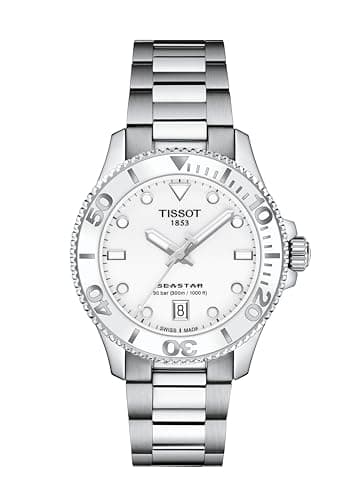 Image of TISSOT Seastar 1000 36Mm Men's Silver Watch T120.210.11.011.00