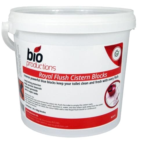 Image of Eco & Non-Bio CISTERN BLOCKS - 24 Blocks Per Tub Bio Productions ROYAL FLUSH