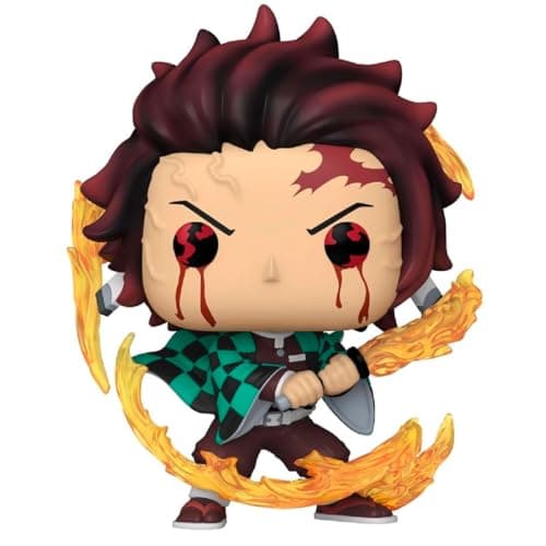 Image of Funko POP! Animation: Demon Slayer - Tanjiro - Sun Breathing - Collectable Vinyl Figure - Gift Idea - Official Merchandise - Toys For Kids & Adults - Model Figure for Collectors and Display