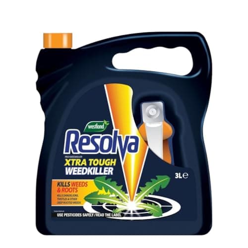 Image of Resolva Pro Xtra Tough Weed Killer Ready to Use - Fast-Acting Herbicide for Weeds, Brambles, and Tough Vegetation - Effective on Roots, with Visible Results in Hours (3L)