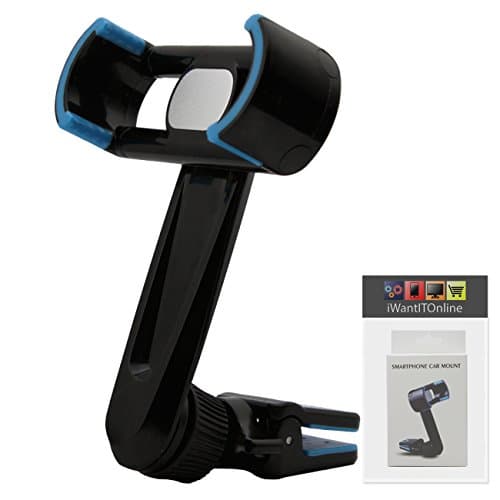 Image of IWIO Phone Air Vent Clip 360 Degree Holder Car Mount Cradle compatible with Motorola Moto G4