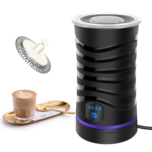 Image of Electric Milk Frother - Milk Frother and Steamer, Electric Cappuccino Machine and Milk Warmer, 14.5oz/430ml Hot Foam Maker and Milk Warmer for Latte, Cappuccinos, Macchiato, Hot Chocolate Milk